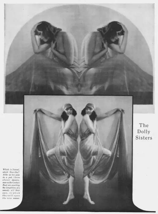 Framed Print : The Dolly Sisters, New York, 1918 Date: 1918 Framed Print : The Dolly Sisters, New York, 1918 Date: 1918