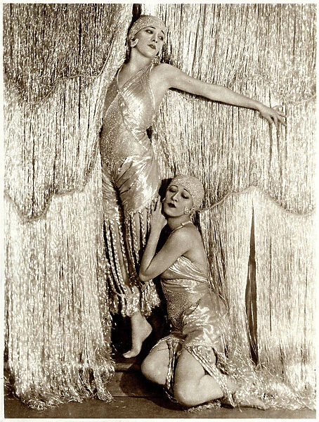 The Dolly Sisters performing their Persian Dance 1921