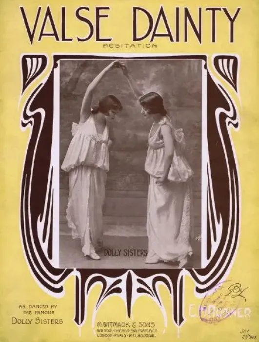 Framed Print : The Dolly Sisters, USA Framed Print : The Dolly Sisters, USA