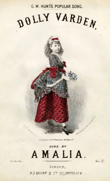 Framed Print : Dolly Varden, by G W Hunt Framed Print : Dolly Varden, by G W Hunt