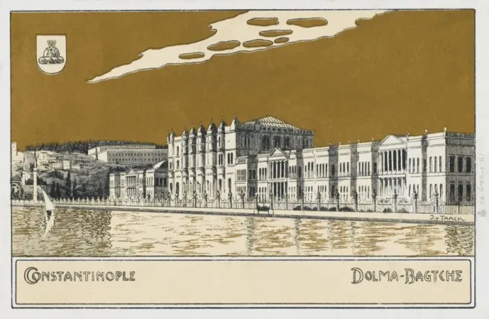 Framed Print : The Dolmabahce Palace, Constantinople Framed Print : The Dolmabahce Palace, Constantinople