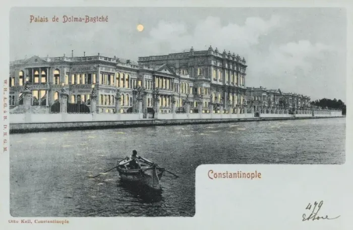 Framed Print : The Dolmabahce Palace, Constantinople Framed Print : The Dolmabahce Palace, Constantinople