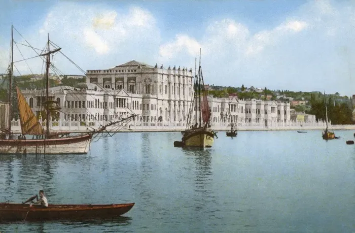 Framed Print : The Dolmabahce Palace, Constantinople Framed Print : The Dolmabahce Palace, Constantinople