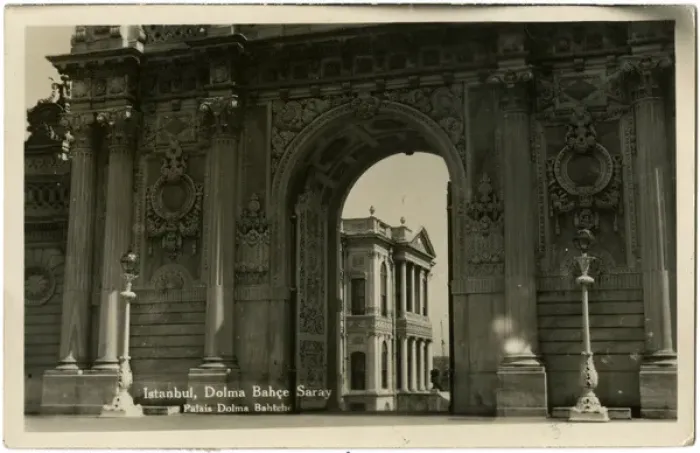 Framed Print : Dolmabahce Palace, Istanbul - View through the gates Framed Print : Dolmabahce Palace, Istanbul - View through the gates