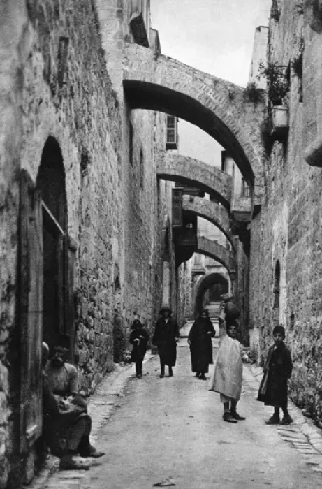 Framed Print : Via Dolorosa, Jerusalem Framed Print : Via Dolorosa, Jerusalem