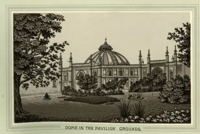 Framed Print : Dome in the Pavilion Grounds, Brighton, Sussex Framed Print : Dome in the Pavilion Grounds, Brighton, Sussex