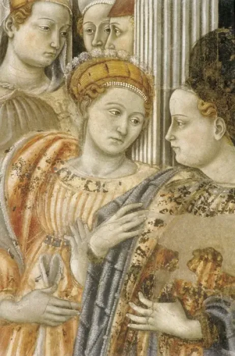 Framed Print : DOMENICO DI BARTOLO (1400-1447). Marriage of Framed Print : DOMENICO DI BARTOLO (1400-1447). Marriage of