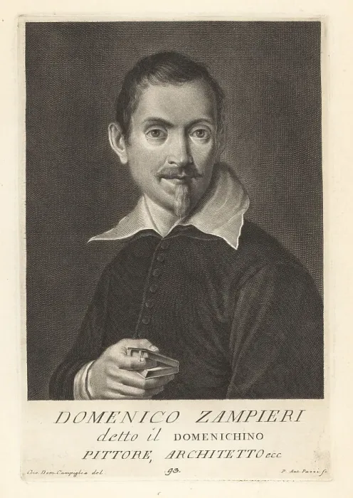Framed Print : Domenico Zampieri, Italian Baroque painter, 1581-1641 Framed Print : Domenico Zampieri, Italian Baroque painter, 1581-1641