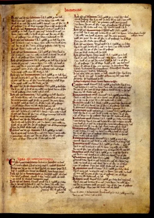 Framed Print : The Domesday Book, Devon Framed Print : The Domesday Book, Devon
