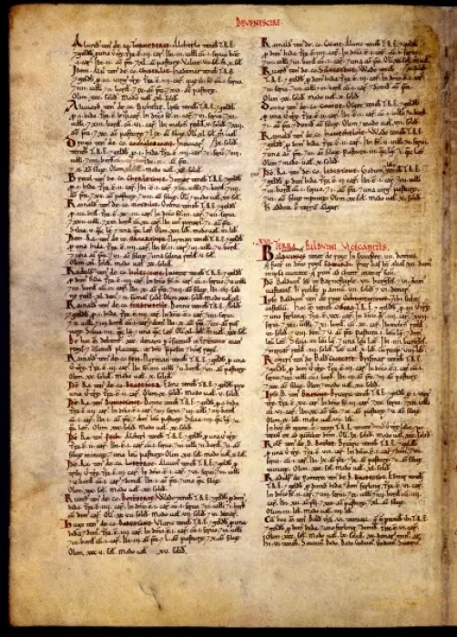 Framed Print : The Domesday Book, Devon Framed Print : The Domesday Book, Devon