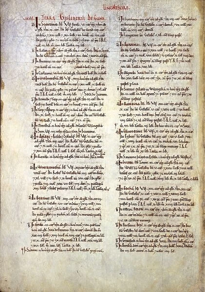 The Domesday Book, Lincolnshire
