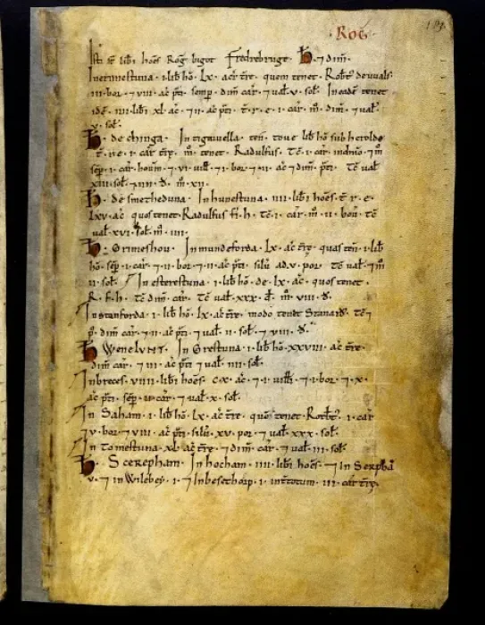 Framed Print : The Domesday Book, Norfolk Framed Print : The Domesday Book, Norfolk