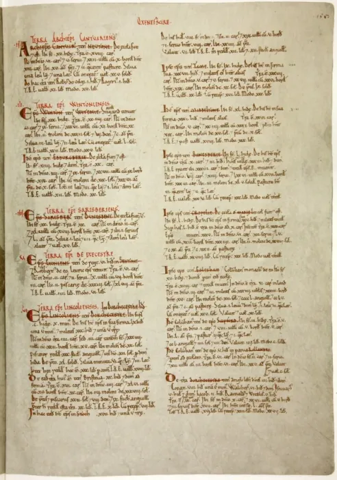 Framed Print : The Domesday Book, Oxfordshire Framed Print : The Domesday Book, Oxfordshire