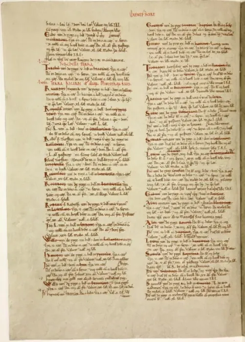 Framed Print : The Domesday Book, Oxfordshire Framed Print : The Domesday Book, Oxfordshire
