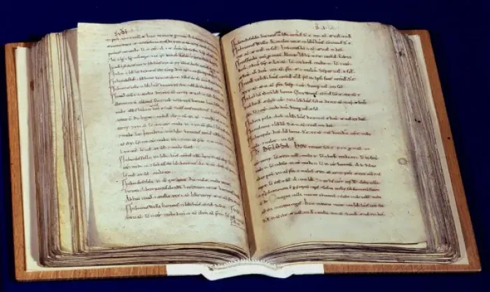 Framed Print : The Domesday Book, Suffolk Framed Print : The Domesday Book, Suffolk