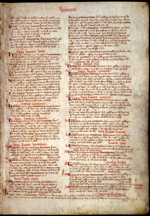 Framed Print : The Domesday Book, Wiltshire Framed Print : The Domesday Book, Wiltshire