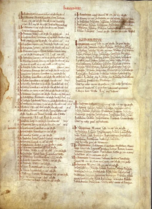 Framed Print : The Domesday Book, Yorkshire Framed Print : The Domesday Book, Yorkshire