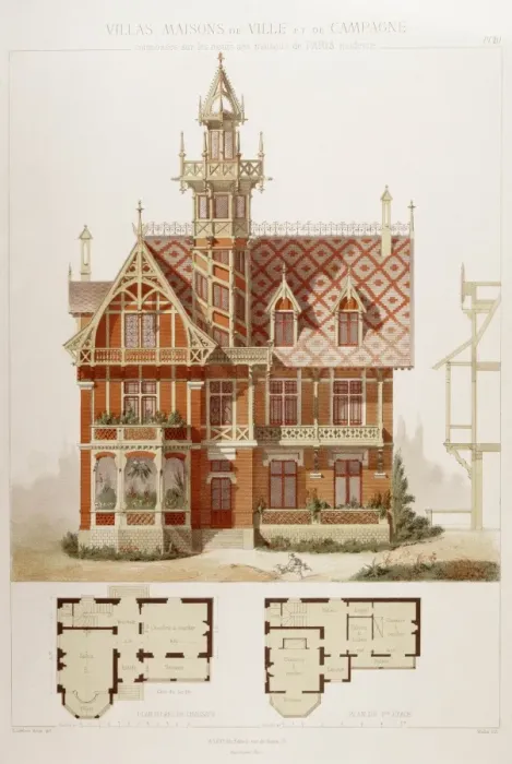 Framed Print : Domestic Villa Design Framed Print : Domestic Villa Design