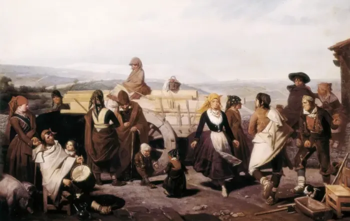Framed Print : DOMINGUEZ BECQUER, Valeriano (1834-1870). Sorian Framed Print : DOMINGUEZ BECQUER, Valeriano (1834-1870). Sorian
