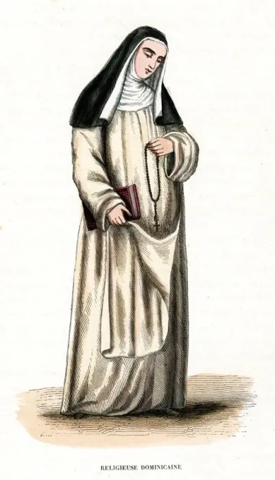 Framed Print : DOMINICAN NUN Framed Print : DOMINICAN NUN