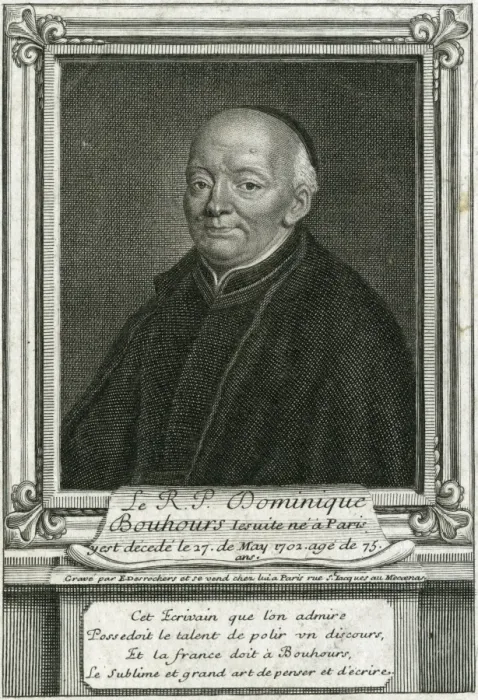 Framed Print : Dominique Bouhours Framed Print : Dominique Bouhours