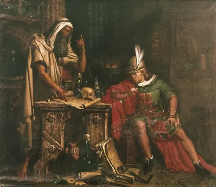 Framed Print : Don Pedro el Cruel consultando un hor󳣯po (Peter