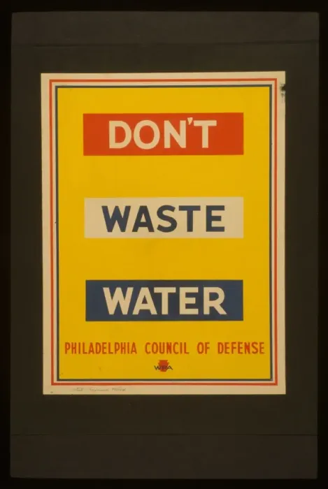 Framed Print : Don t waste water Framed Print : Don t waste water