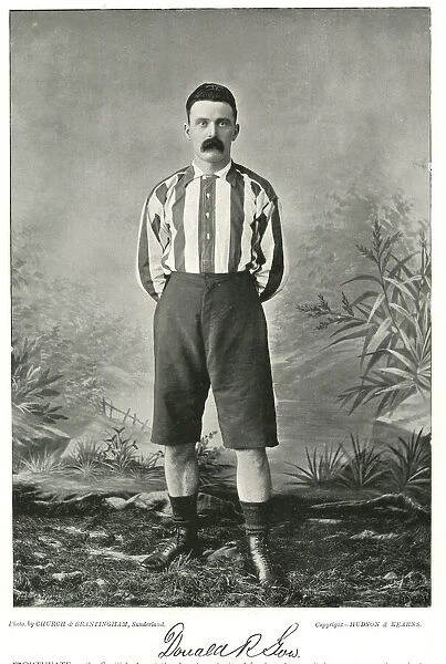 Donald R Gow, Rangers and Scotland International player