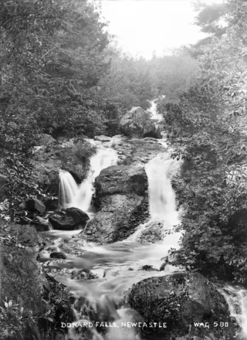 Framed Print : Donard Falls, Newcastle Framed Print : Donard Falls, Newcastle