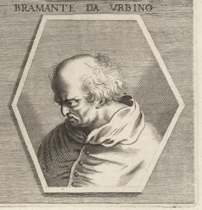 Framed Print : Donato Bramante, Italian architect and painter, 1444-1514 Framed Print : Donato Bramante, Italian architect and painter, 1444-1514