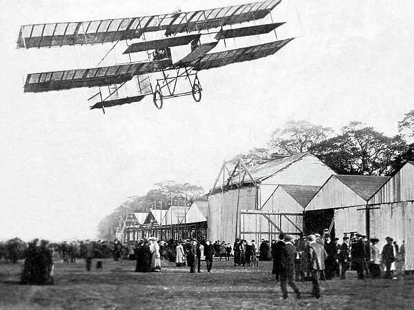 Doncaster Aerodrome Biplane early 1900s