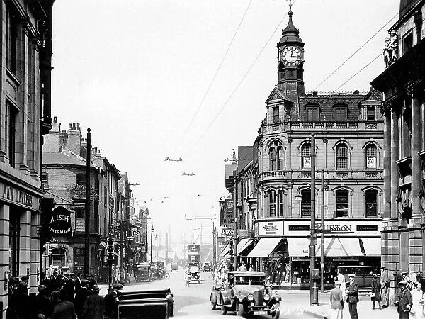 Doncaster Clock Corner probably 1920s