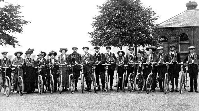 Framed Print : Doncaster IOGT Cycling Club early 1900s Framed Print : Doncaster IOGT Cycling Club early 1900s