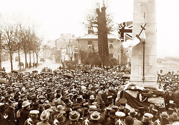 Doncaster Unveiling the War Memorial in 1923