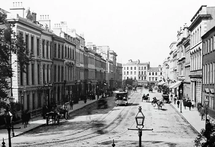 Framed Print : Donegal Place, Belfast, Ireland, Victorian period Framed Print : Donegal Place, Belfast, Ireland, Victorian period