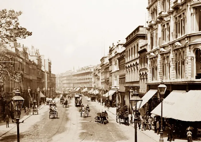 Framed Print : Donegall Place, Belfast, Ireland - Victorian period Framed Print : Donegall Place, Belfast, Ireland - Victorian period