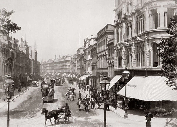 Donegall Place, Belfast, Northern Ireland, c. 1890