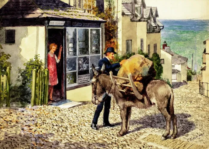 Framed Print : Donkey at Clovelly, Devon Framed Print : Donkey at Clovelly, Devon