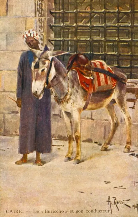 Framed Print : Donkey and his owner - Cairo, Egypt Framed Print : Donkey and his owner - Cairo, Egypt