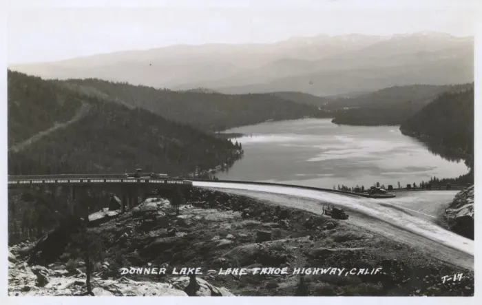 Framed Print : Donner Lake, Lake Tahoe Highway, California, USA Framed Print : Donner Lake, Lake Tahoe Highway, California, USA