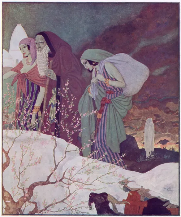 Framed Print : The Doom of Lot's Wife by Edmund Dulac Framed Print : The Doom of Lot's Wife by Edmund Dulac