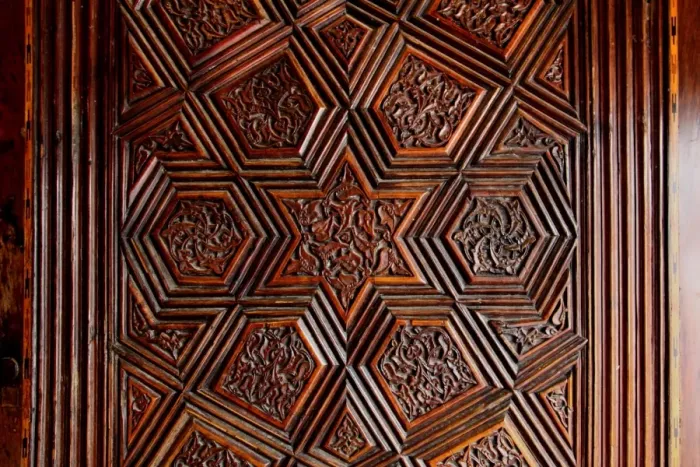 Framed Print : Detail from the door of the Grand Mosque - Ulu Cami in Bursa Framed Print : Detail from the door of the Grand Mosque - Ulu Cami in Bursa
