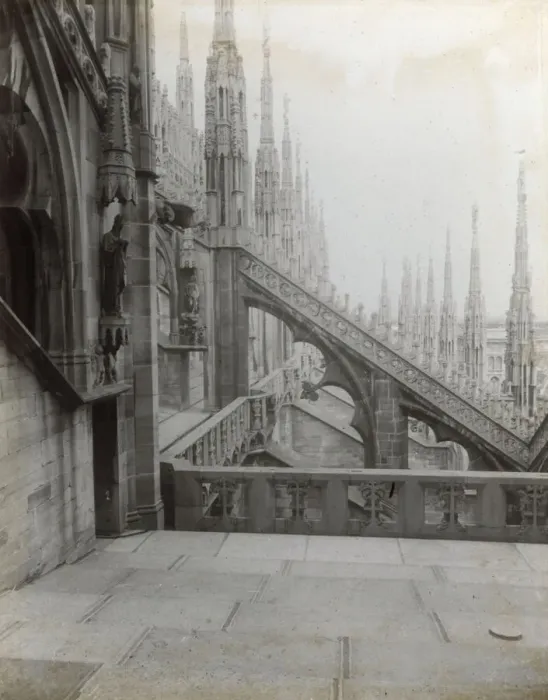 Framed Print : Door leading onto roof, Milan Cathedral, Milan, Italy Framed Print : Door leading onto roof, Milan Cathedral, Milan, Italy