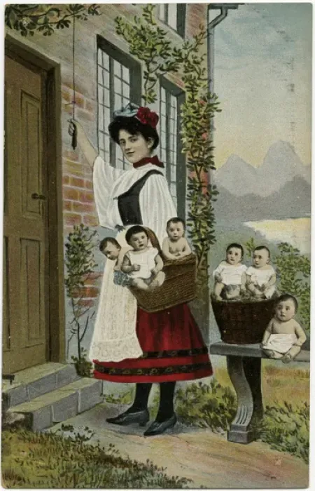 Framed Print : Door-To-Door Babies Framed Print : Door-To-Door Babies