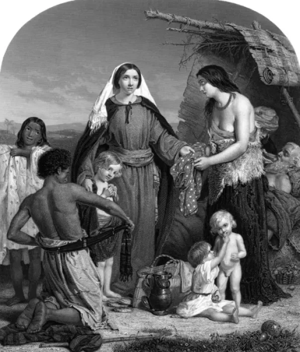Framed Print : Dorcas, Charity Worker Framed Print : Dorcas, Charity Worker