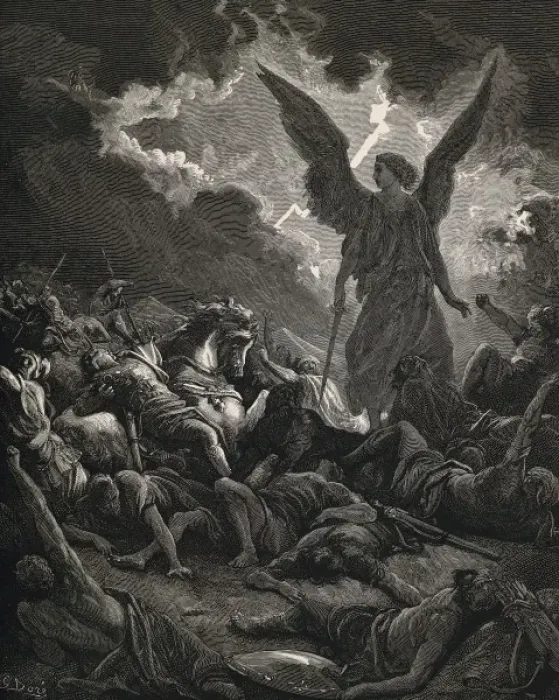 Framed Print : Dore, Paul Gustave (1832-1883). La Sainte Bible Framed Print : Dore, Paul Gustave (1832-1883). La Sainte Bible