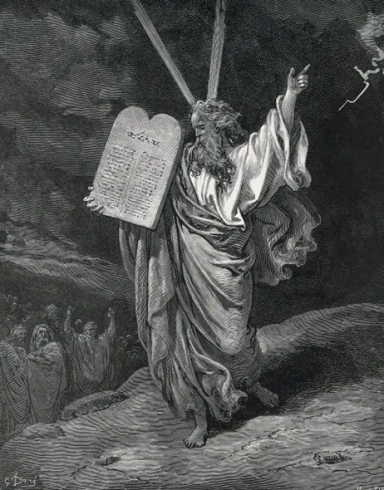 Framed Print : Dore, Paul Gustave (1832-1883). La Sainte Bible Framed Print : Dore, Paul Gustave (1832-1883). La Sainte Bible