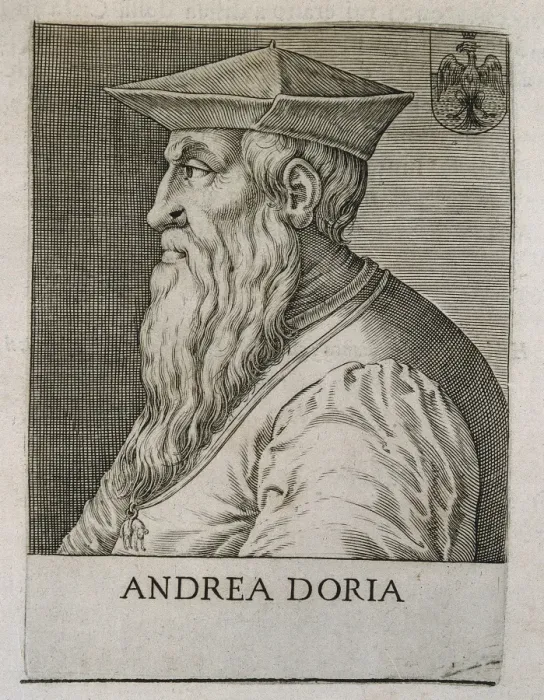 Framed Print : DORIA, Andrea (1466-1560). Italian condottiero Framed Print : DORIA, Andrea (1466-1560). Italian condottiero