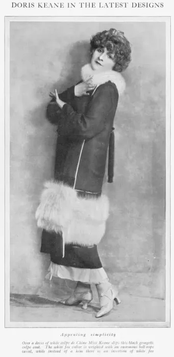 Framed Print : Doris Keane wearing a model from Henri Bendel Framed Print : Doris Keane wearing a model from Henri Bendel