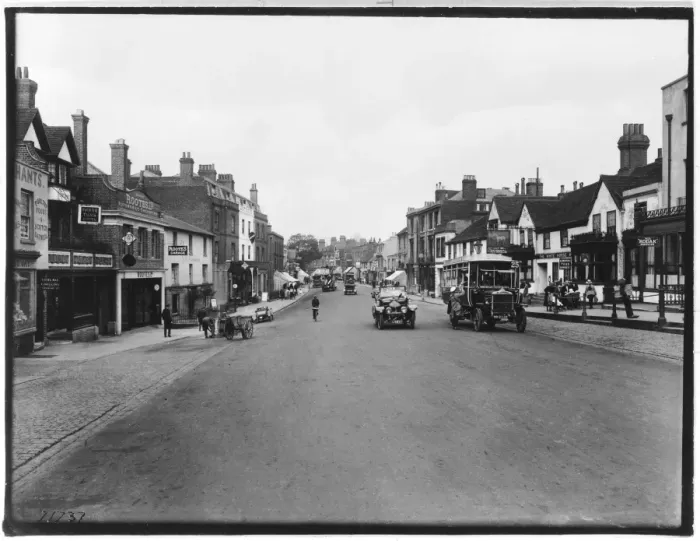 Framed Print : DORKING - 1922 Framed Print : DORKING - 1922